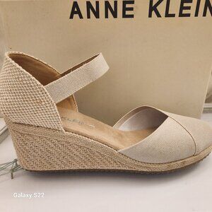 Anne Klein Gold and Silver Wedges
